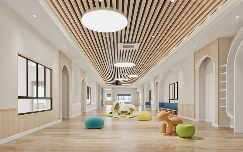 700㎡兒童培訓(xùn)室裝修設(shè)計案例